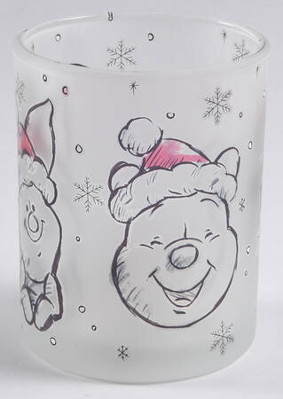 Pooh Christmas Glassware Double Old Fashioned