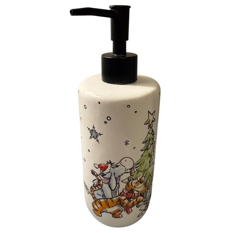 Pooh Christmas Lotion/Soap Dispenser