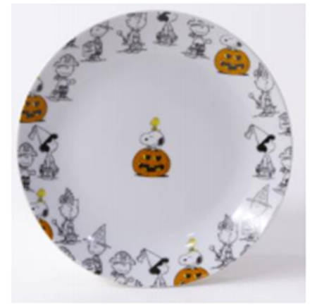 Peanuts Halloween Salad Plate
