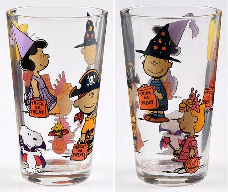 Peanuts Halloween 16 Oz Glassware Tumbler