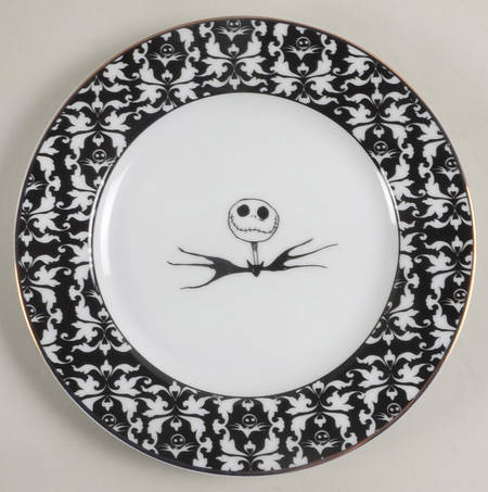 Nightmare Before Christmas Salad Plate