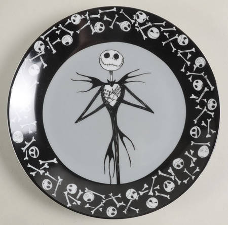 Nightmare Before Christmas Salad Plate