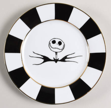 Nightmare Before Christmas Salad Plate