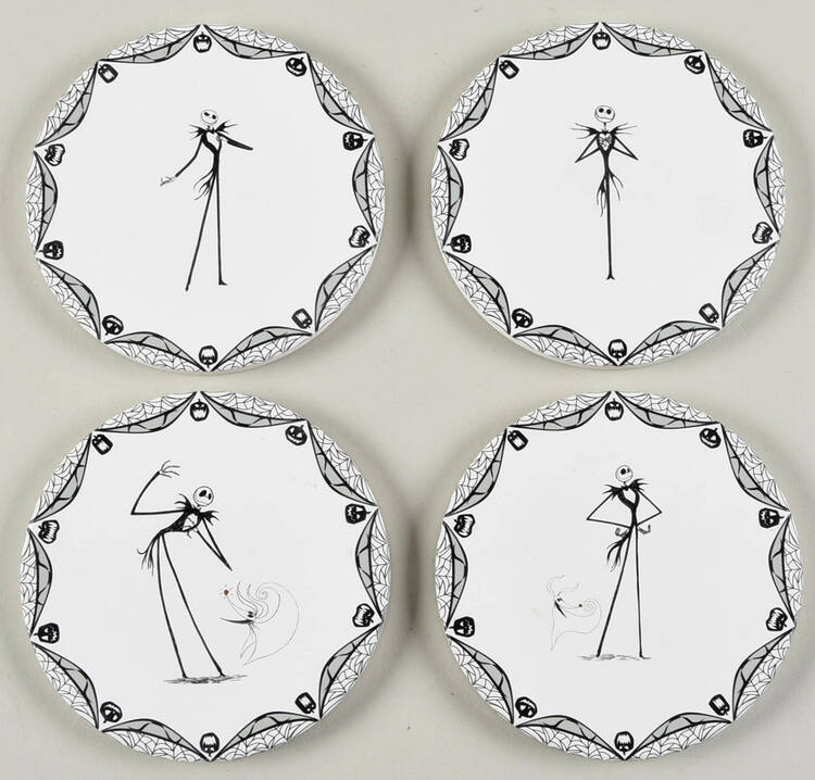 Nightmare Before Christmas CoasterCoaster - Set of 4 Motif 5-8