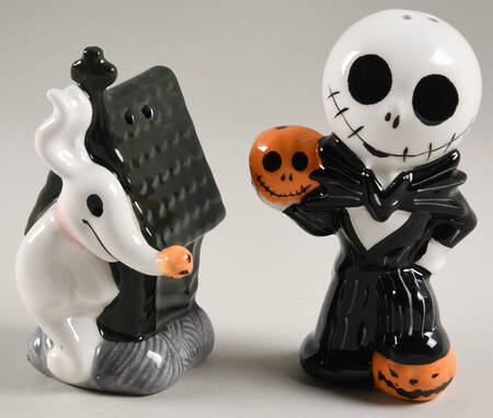 Nightmare Before Christmas Figural Salt and Pepper Set