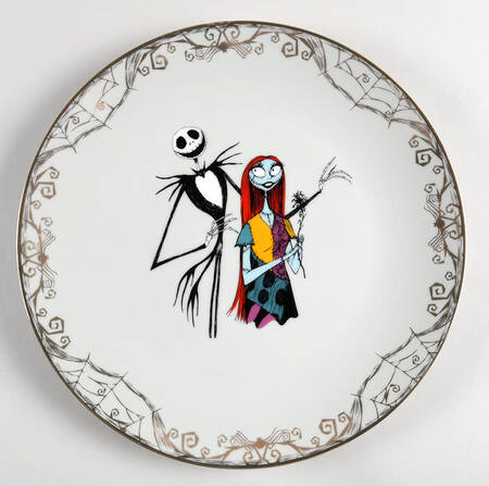 Nightmare Before Christmas Dinner Plate