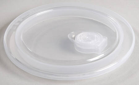 Stitch Vented Lid for 26 Oz Round Plastic Microwave Bowl