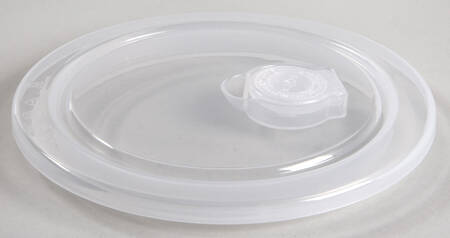 Stitch Vented Lid for 26 Oz Round Plastic Microwave Bowl