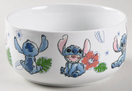 Stitch 26 Oz Round Plastic Microwave Bowl No Vented Lid