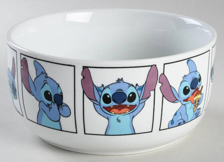 Stitch 32 Oz Round Plastic Microwave Bowl No Vent Lid