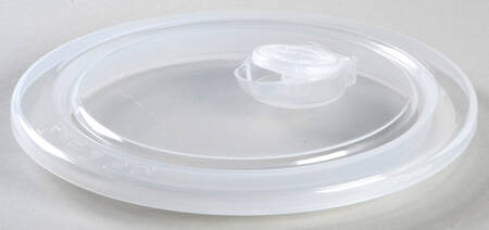 Stitch Vented Lid for 26 Oz Round Plastic Microwave Bowl