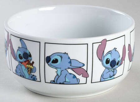 Stitch 26 Oz Round Plastic Microwave Bowl No Vented Lid