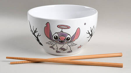 Stitch Noodle Bowl & Chopsticks Set