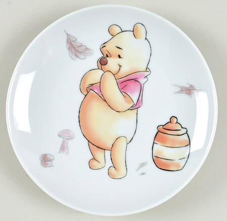 Winnie the Pooh Falling Leaves Appetizer Plate by Zrike