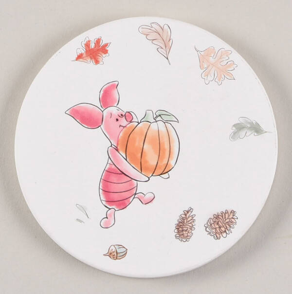 Winnie the Pooh Falling Leaves Coaster by Zrike