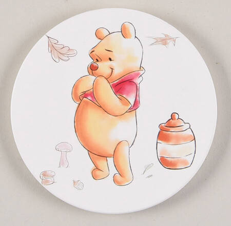 Winnie the Pooh Falling Leaves Coaster by Zrike