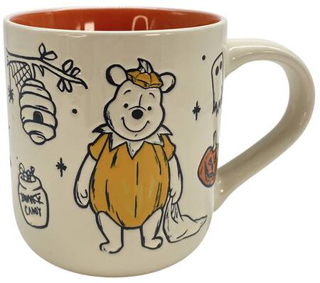 Winnie the Pooh Falling Leaves Mug by Zrike