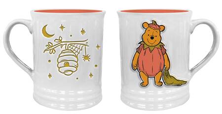 Winnie the Pooh Falling Leaves Mug by Zrike