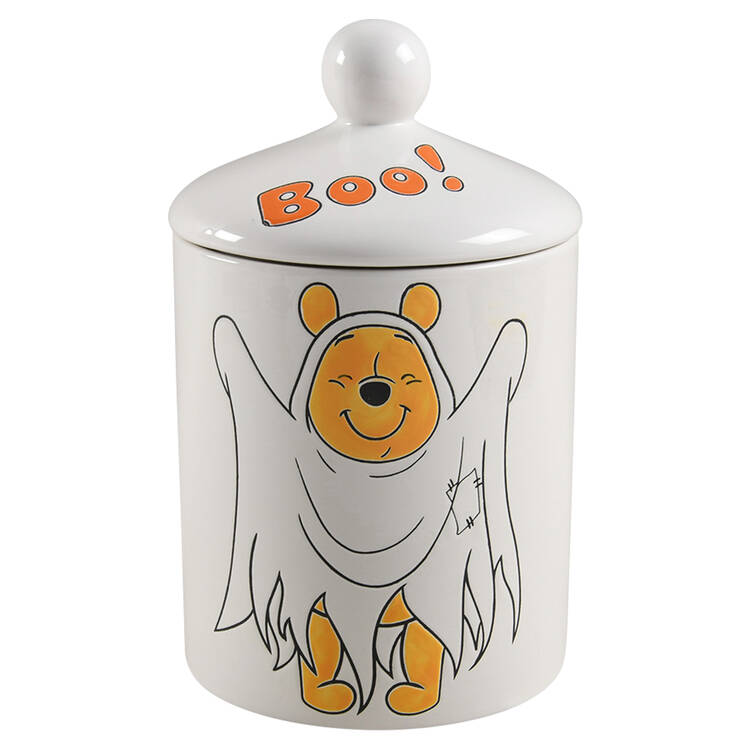 Winnie the Pooh Falling Leaves Medium Canister & Lid
