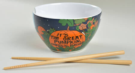 Peanuts Halloween Noodle Bowl & Chopsticks Set