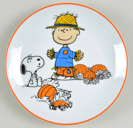 Peanuts Halloween Appetizer Plate