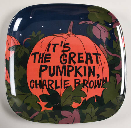 Peanuts Halloween Melamine Dinner Plate