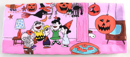 Peanuts Halloween 19" Melamine Serving Tray