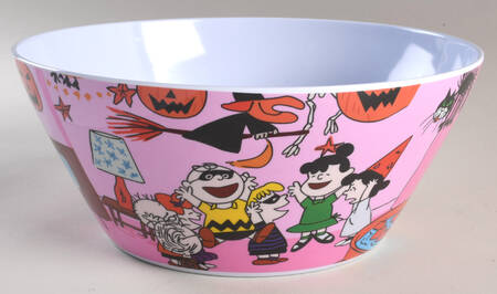 Peanuts Halloween Large Melamine Serving Bowl