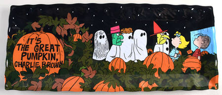 Peanuts Halloween 19" Rectangular Melamine Platter