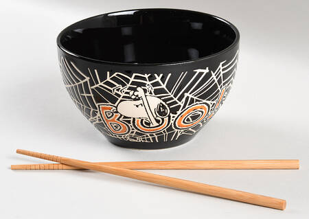 Peanuts Halloween Noodle Bowl & Chopsticks Set