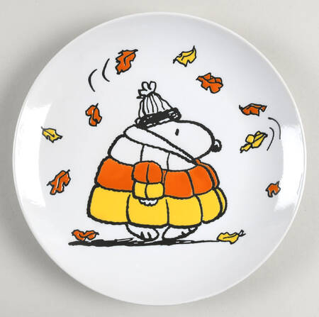 Peanuts Halloween Luncheon Plate