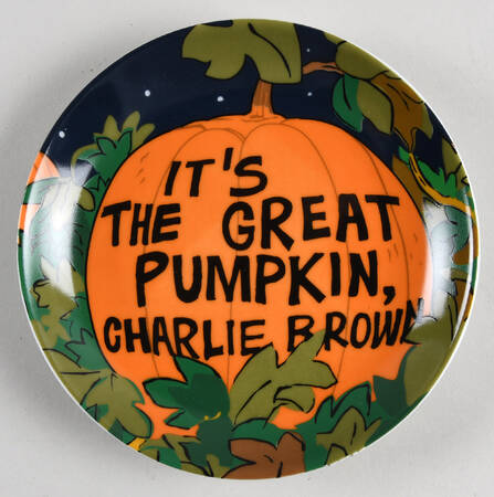 Peanuts Halloween Appetizer Plate