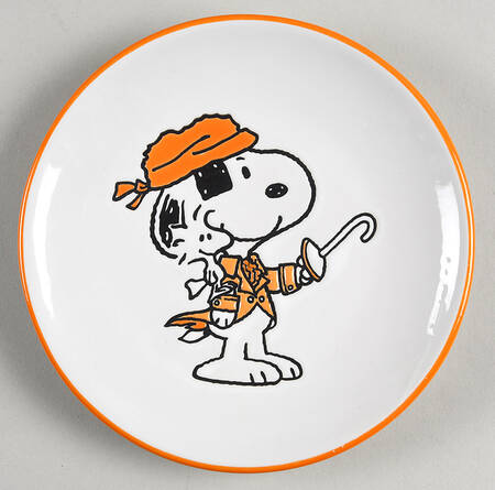 Peanuts Halloween Appetizer Plate