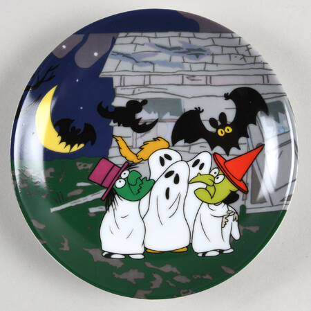 Peanuts Halloween Appetizer Plate