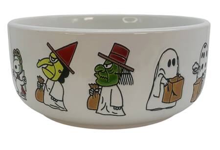 Peanuts Halloween 16 Oz Round Plastic Microwave Bowl & Vented Lid