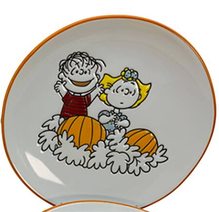 Peanuts Halloween Appetizer Plate