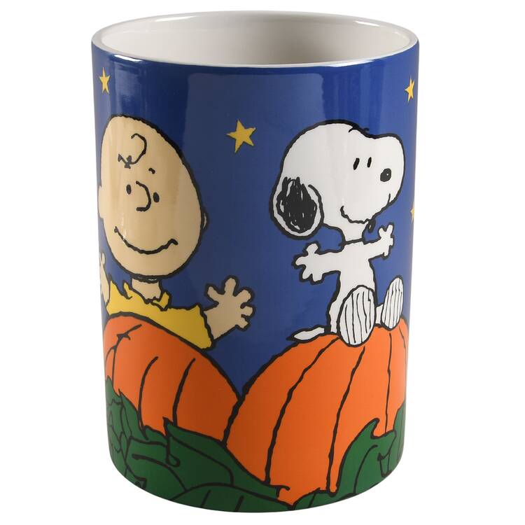 Peanuts Halloween Cookie Jar No Lid
