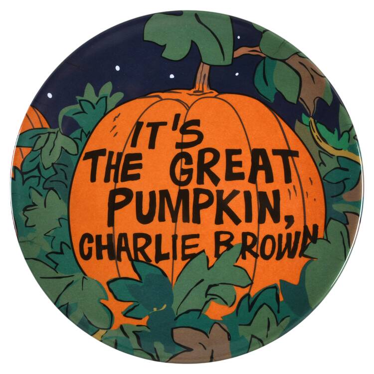 Peanuts Halloween Melamine Dinner Plate