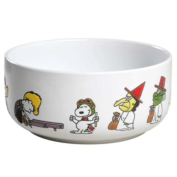 Peanuts Halloween 40 Oz Round Plastic Microwave Bowl No Vent Lid