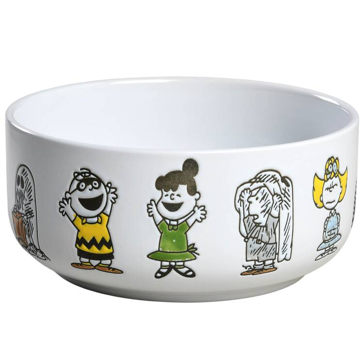 Peanuts Halloween 26 Oz Round Plastic Microwave Bowl No Vented Lid