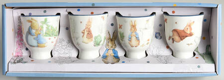 Peter Rabbit Classic Single Egg Cup - Set of 4 Motif 1-4