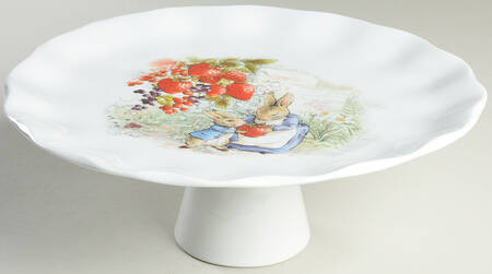Peter Rabbit Classic Footed Cake Plate