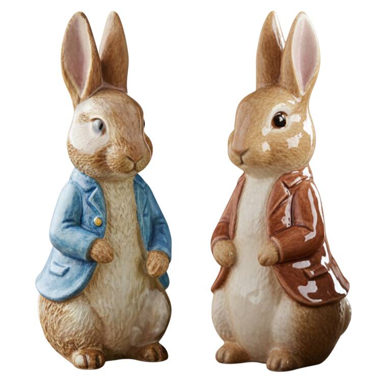 Peter Rabbit Classic Figural Salt and Pepper