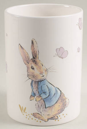 Peter Rabbit Gold Cookie Jar No Lid