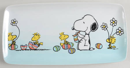 Peanuts Easter 13" Rectangular Tray