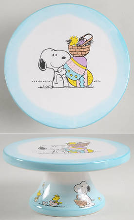 Peanuts Easter 7" Diameter Pedestal Cake Stand