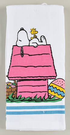 Peanuts Easter Cloth Kitchen Towels - Set of 2