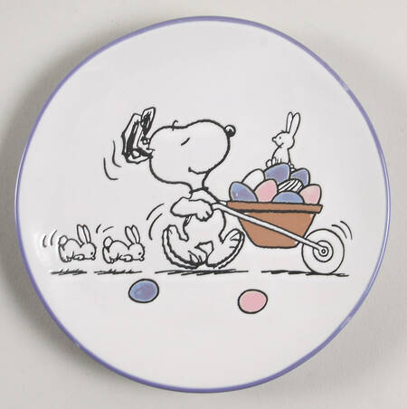 Peanuts Easter Appetizer Plate