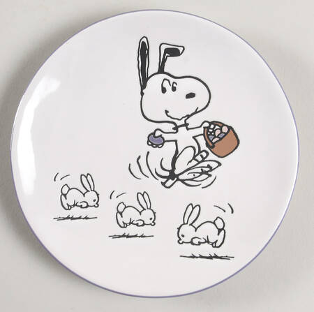 Peanuts Easter Appetizer Plate