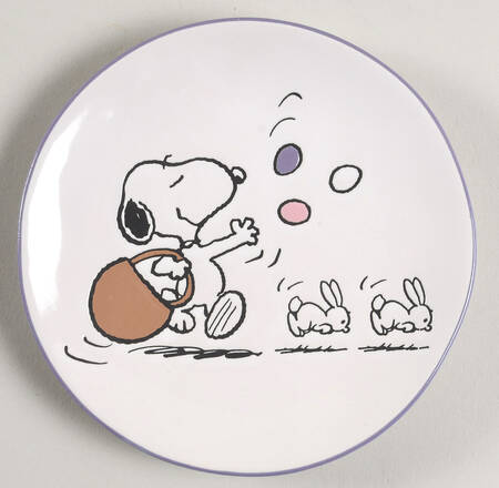 Peanuts Easter Appetizer Plate